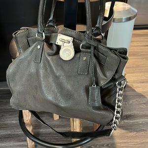 MICHAEL KORS Gray Tote Bag with Shoulder Strap